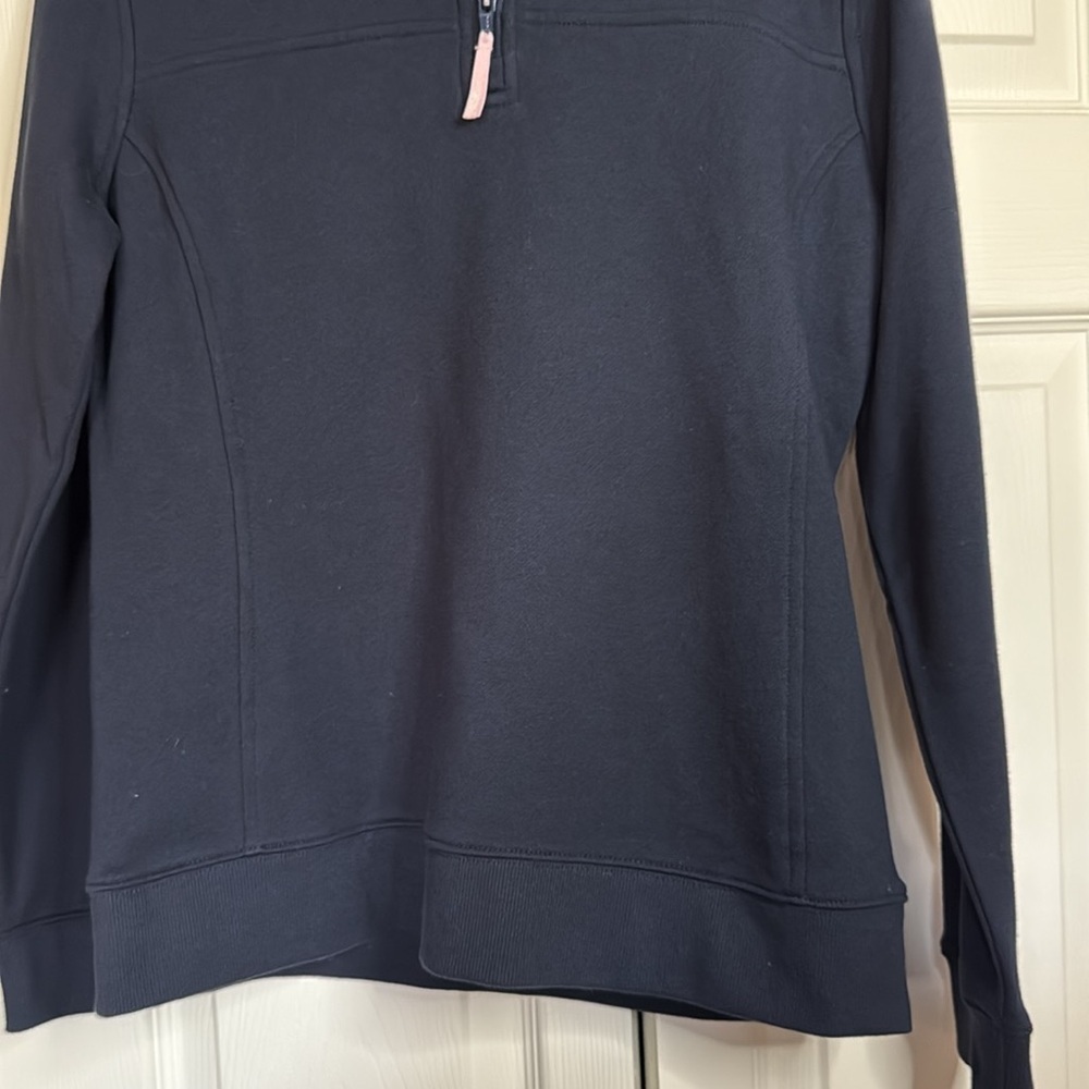 Vineyard Vines Dark Blue Quarter-Zip Pullover - Picture 3 of 7
